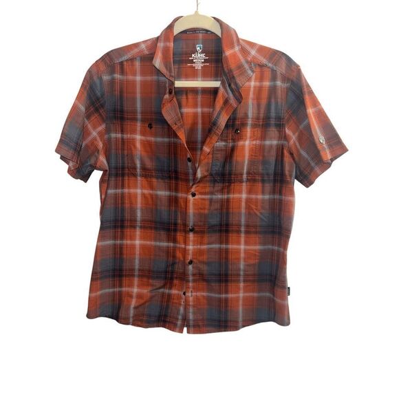 ✨Kuhl Mens Styk SS Sz Medium Fire Stone Shirt✨ - Picture 5 of 10